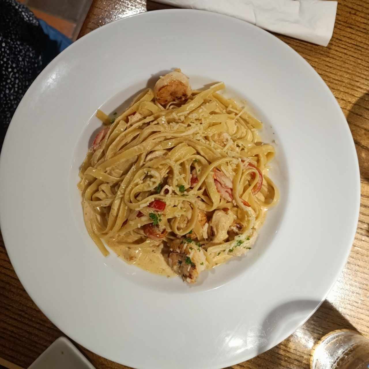 CAJUN SHRIMP & CHICKEN PASTA