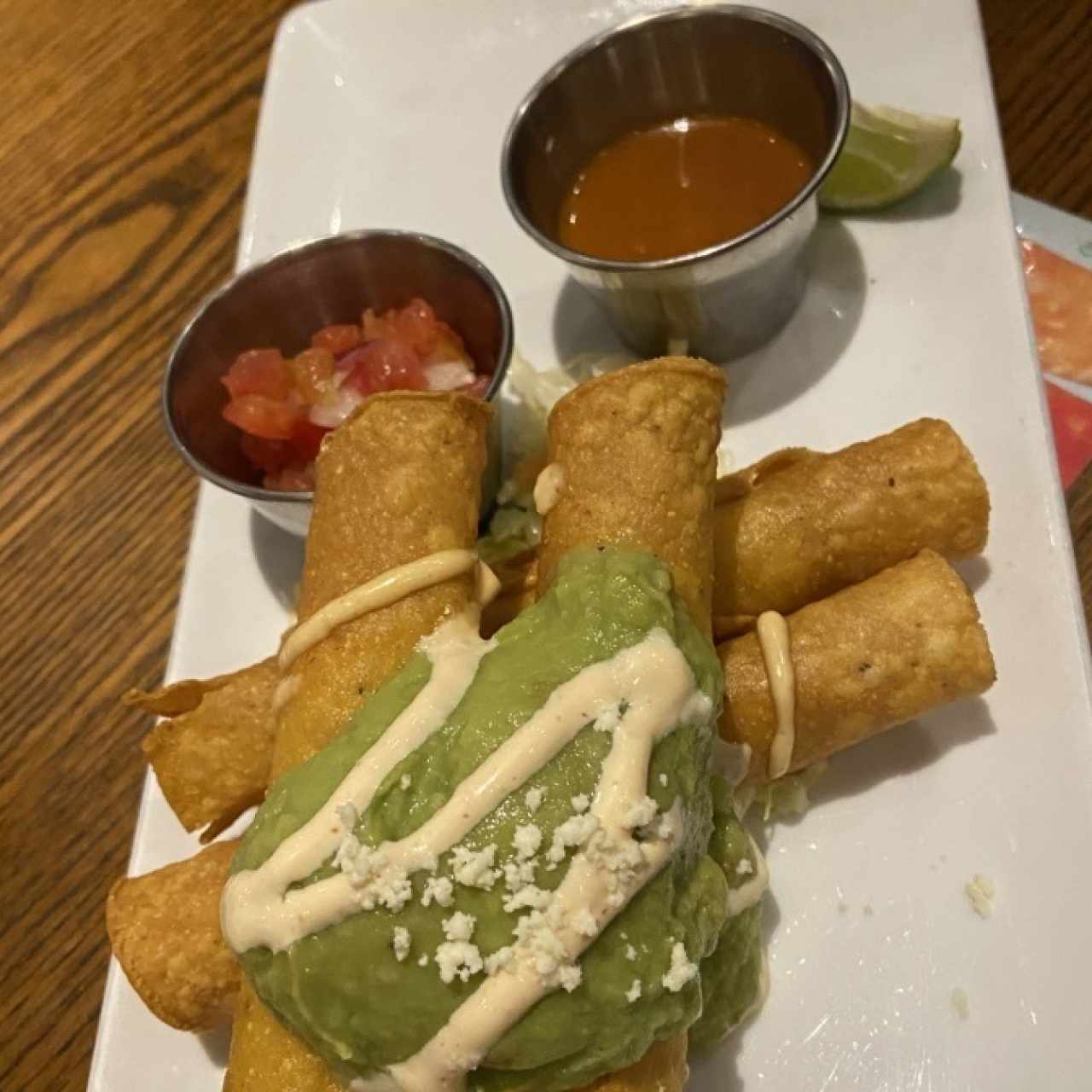 ROASTED CHICKEN TAQUITO STACK