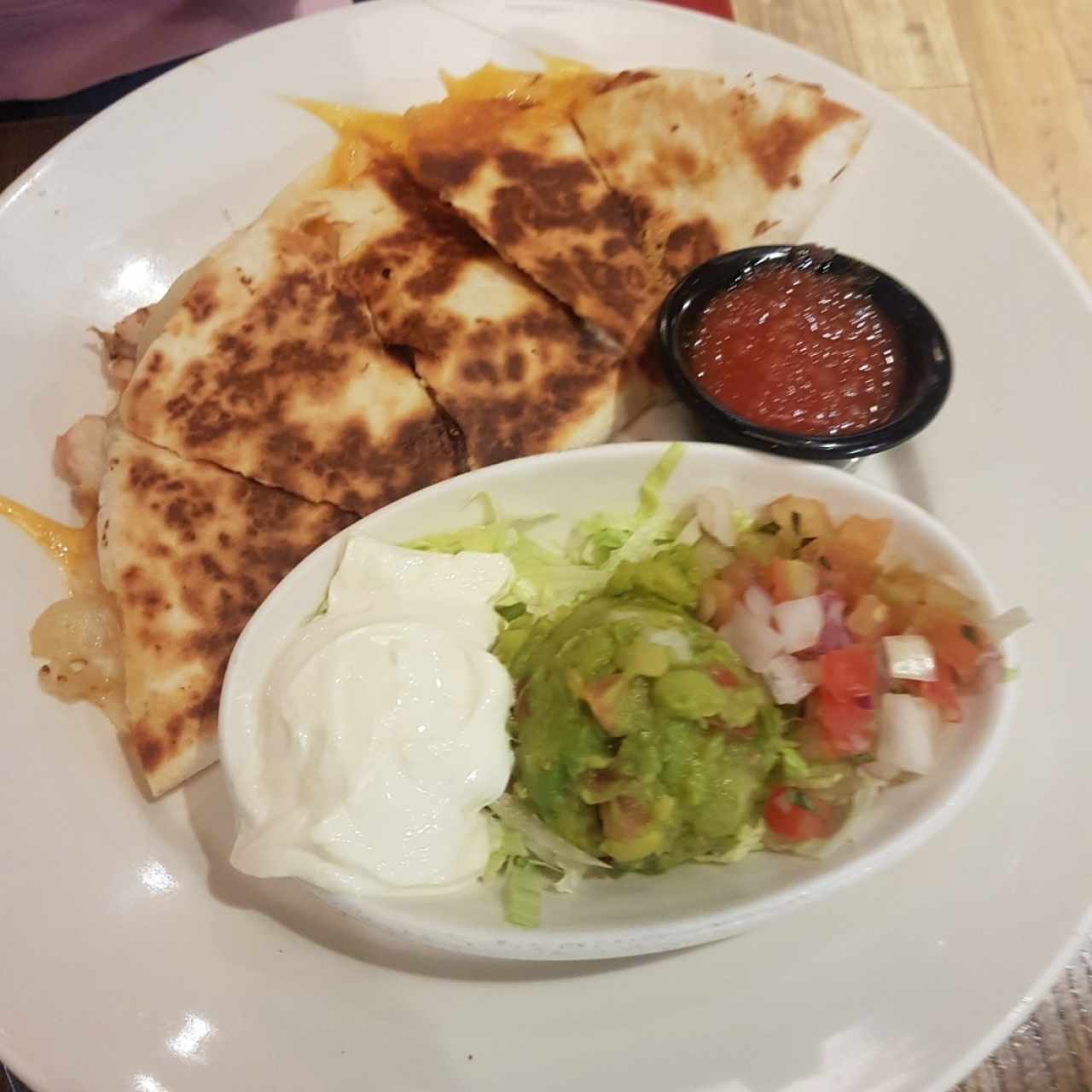 Chicken quesadillas 