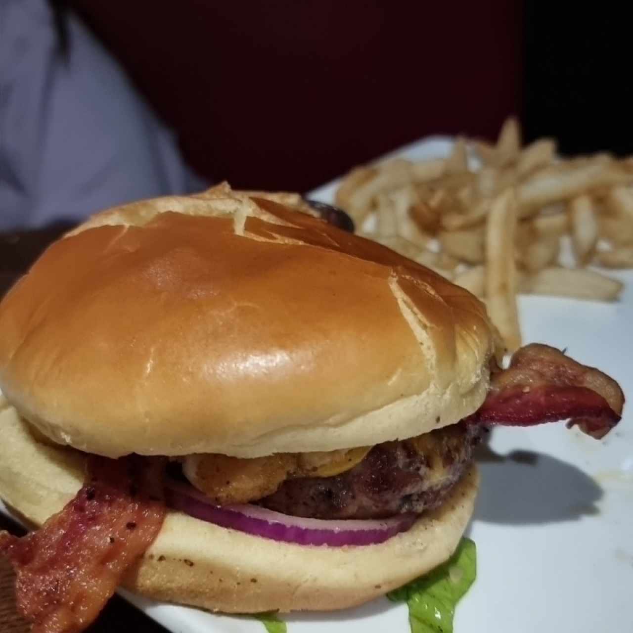 Fridays Bacon Cheeseburger