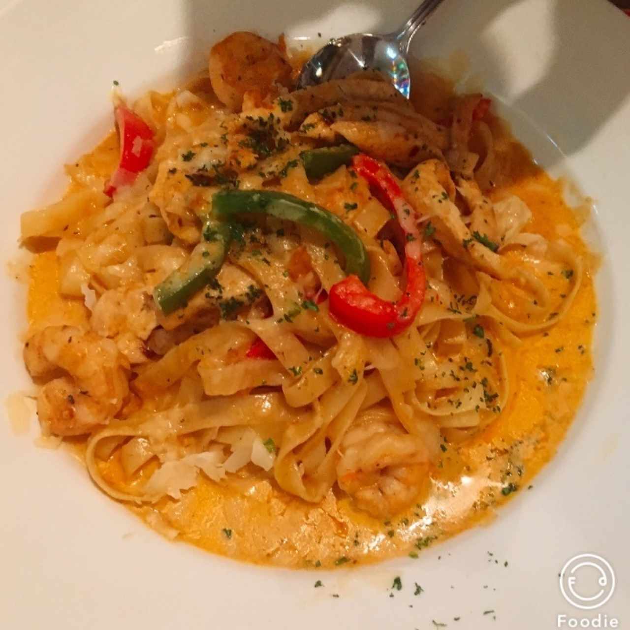 Cajun Shrimp & Chicken Pasta