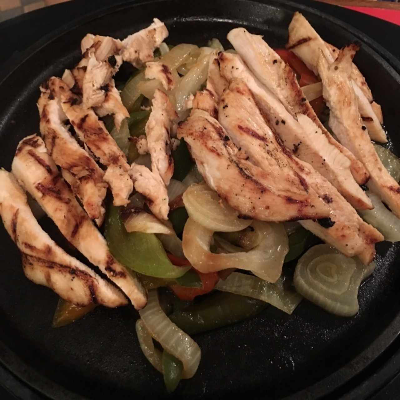 Chicken fajitas