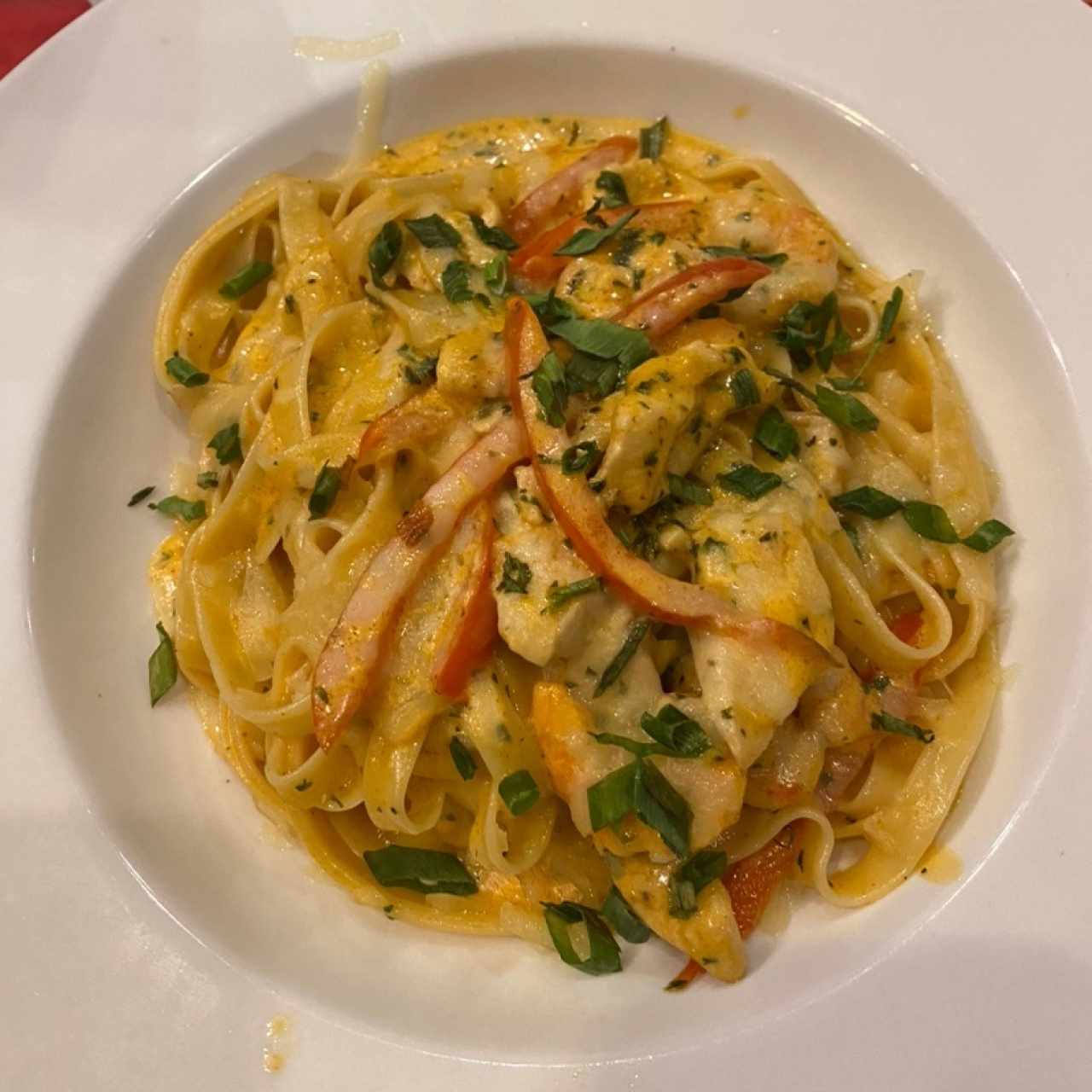 Cajun shrimp chicken & pasta