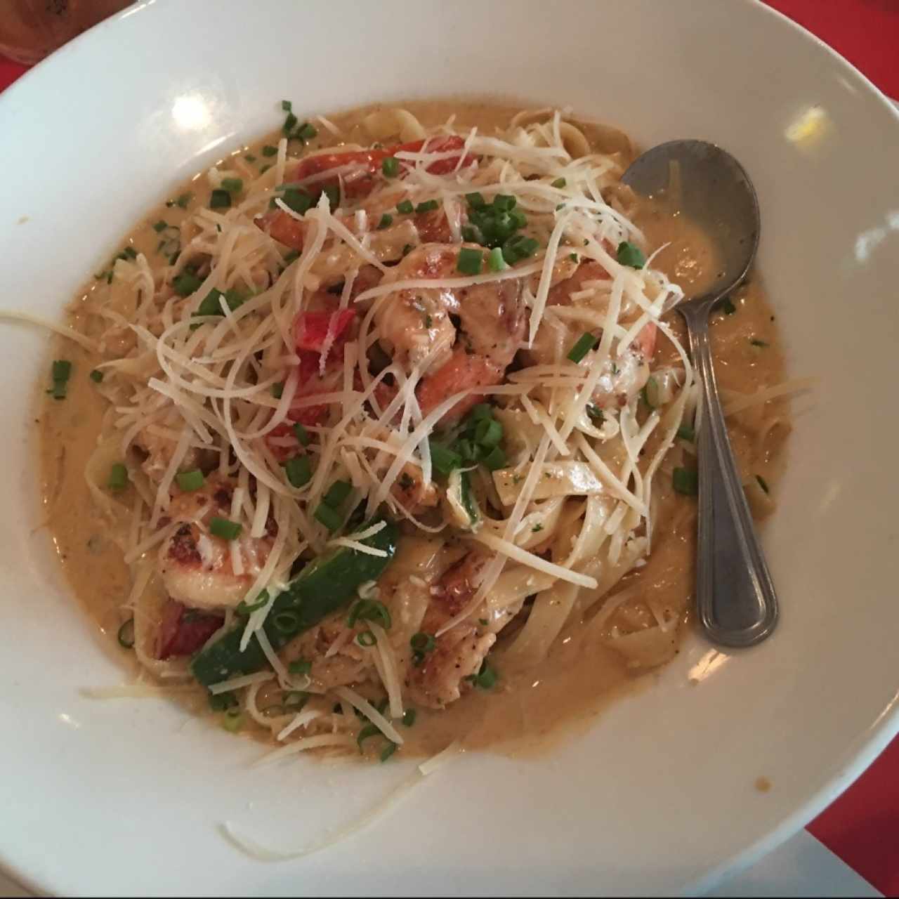 Pasta Chicken and shrimp - Menú Lunch