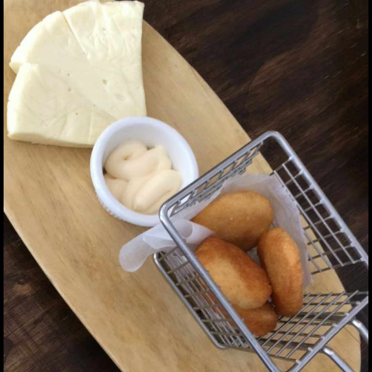 arepitas con queso y nata