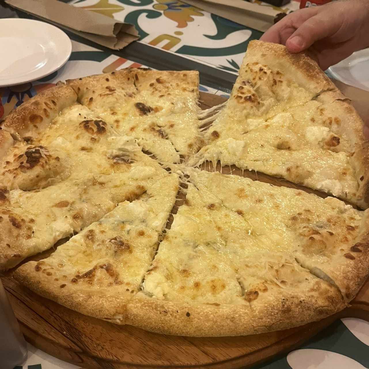 Pizzas Blancas - 5 Quesos