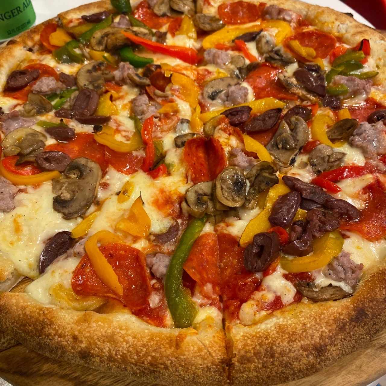Pizzas Rojas - Combinación