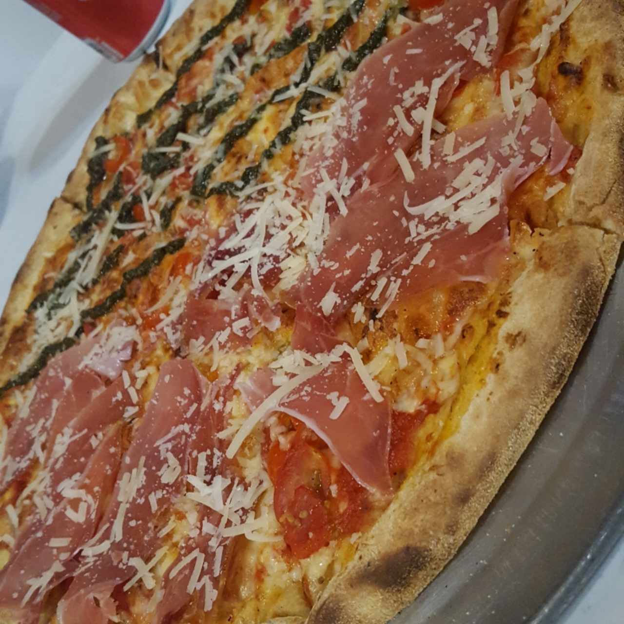 pizza mitad Itala/pesto