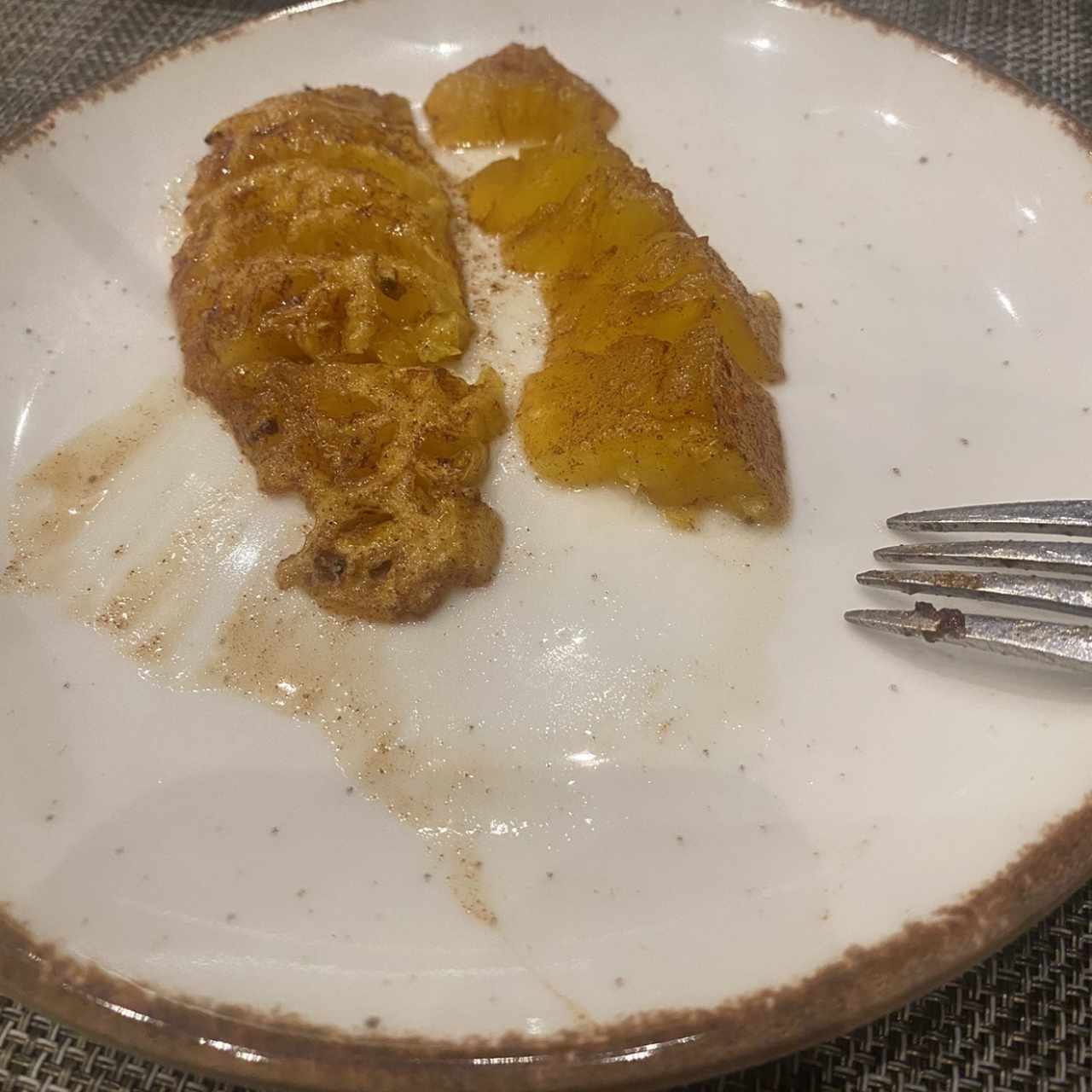 Piña asada 