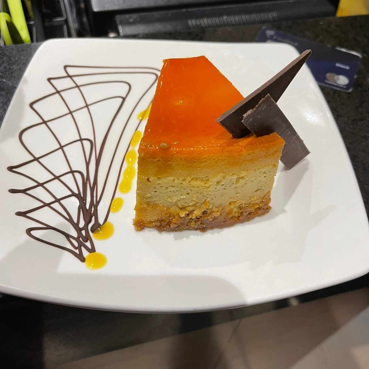 Flan de coco