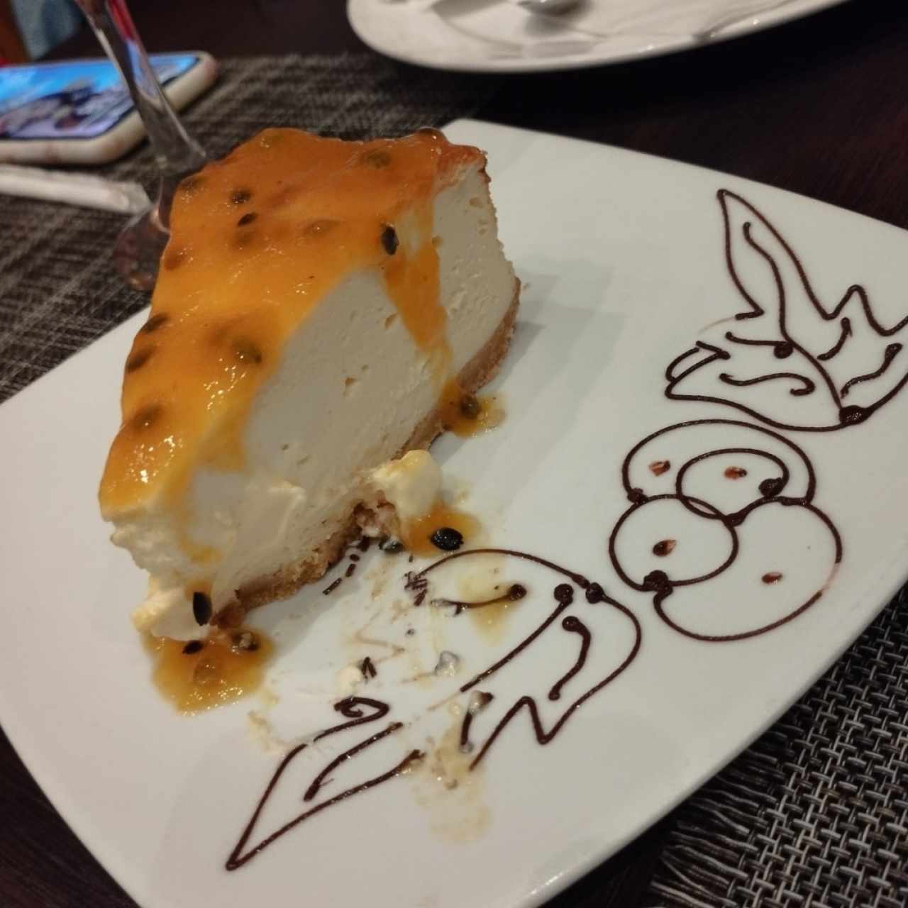 cheesecake de maracuyá 