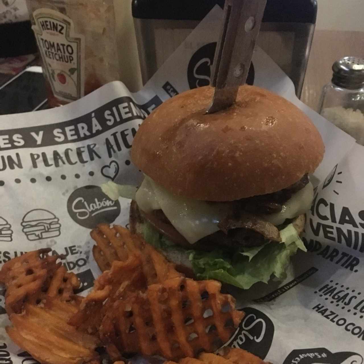 Swiss burger
