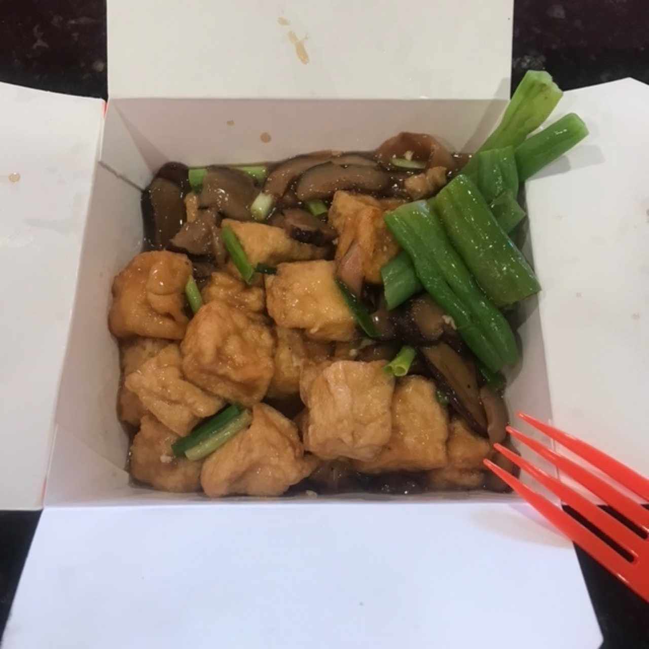 Orden de Tofu con Hongos