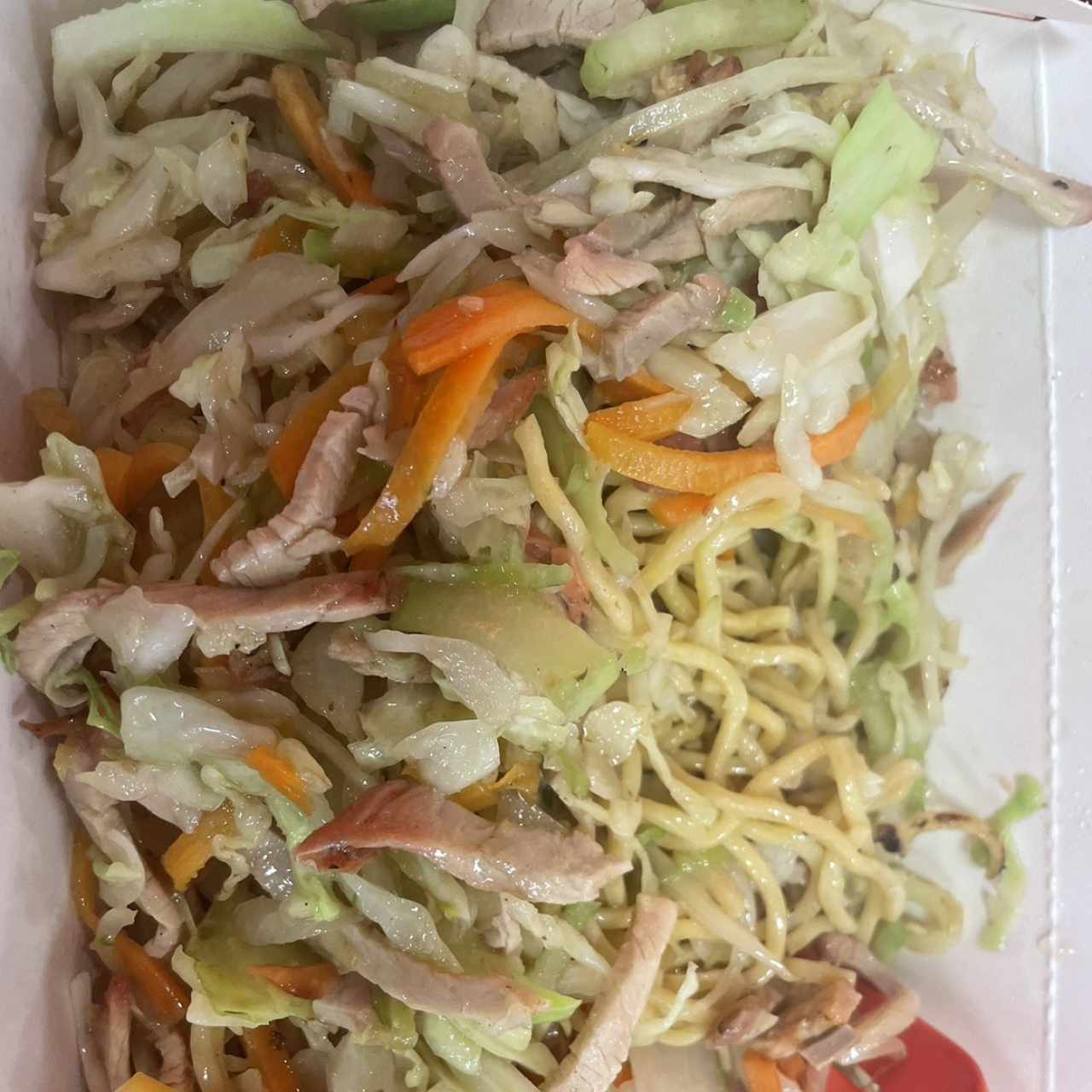 Chowmein puerco
