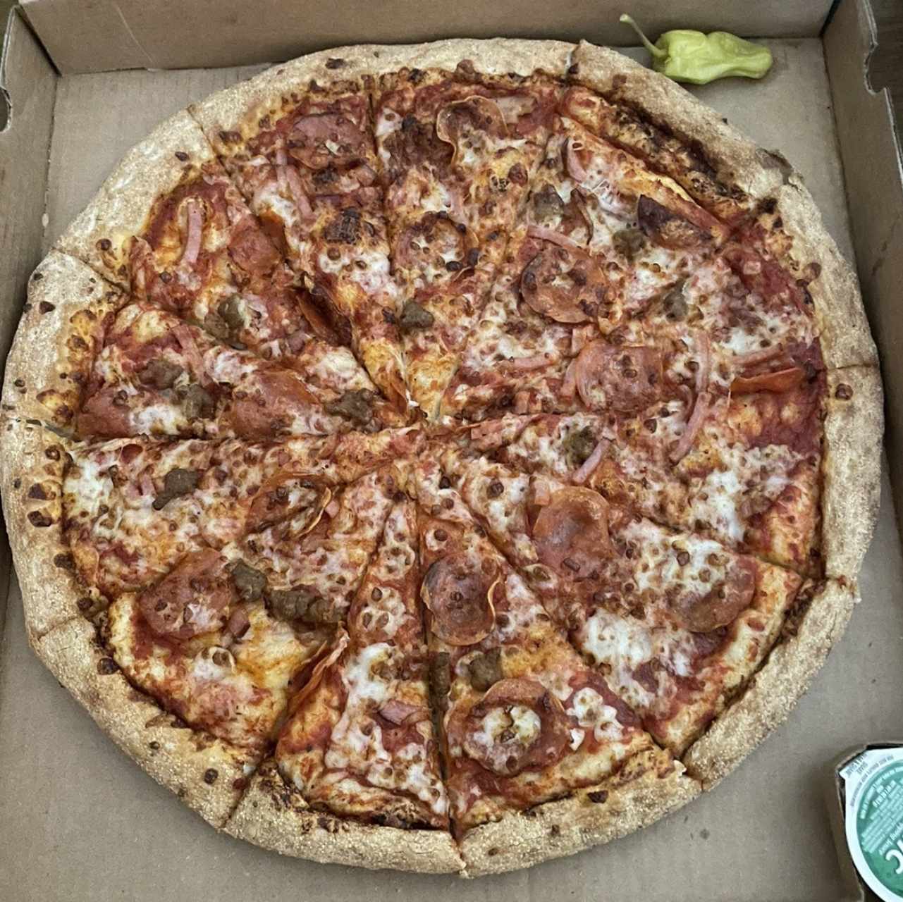 Pizza all the meats