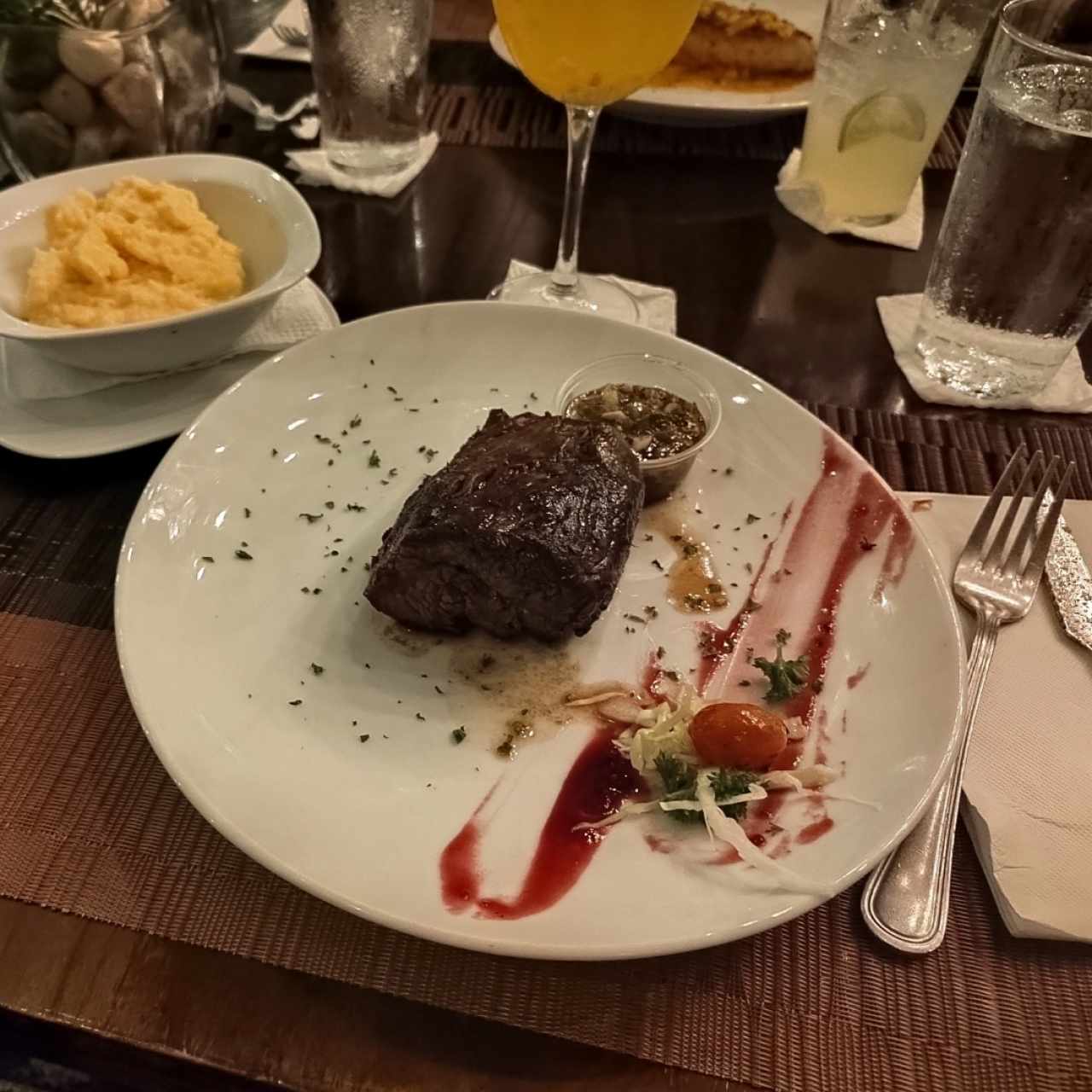 Filete de res Café Madero