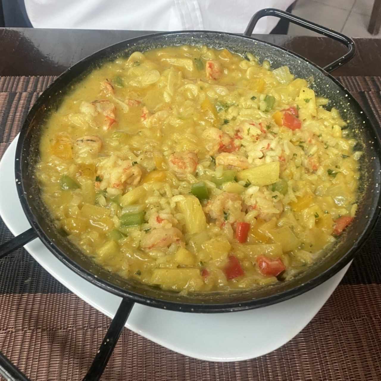 Arroz con Camarones estilo Thai