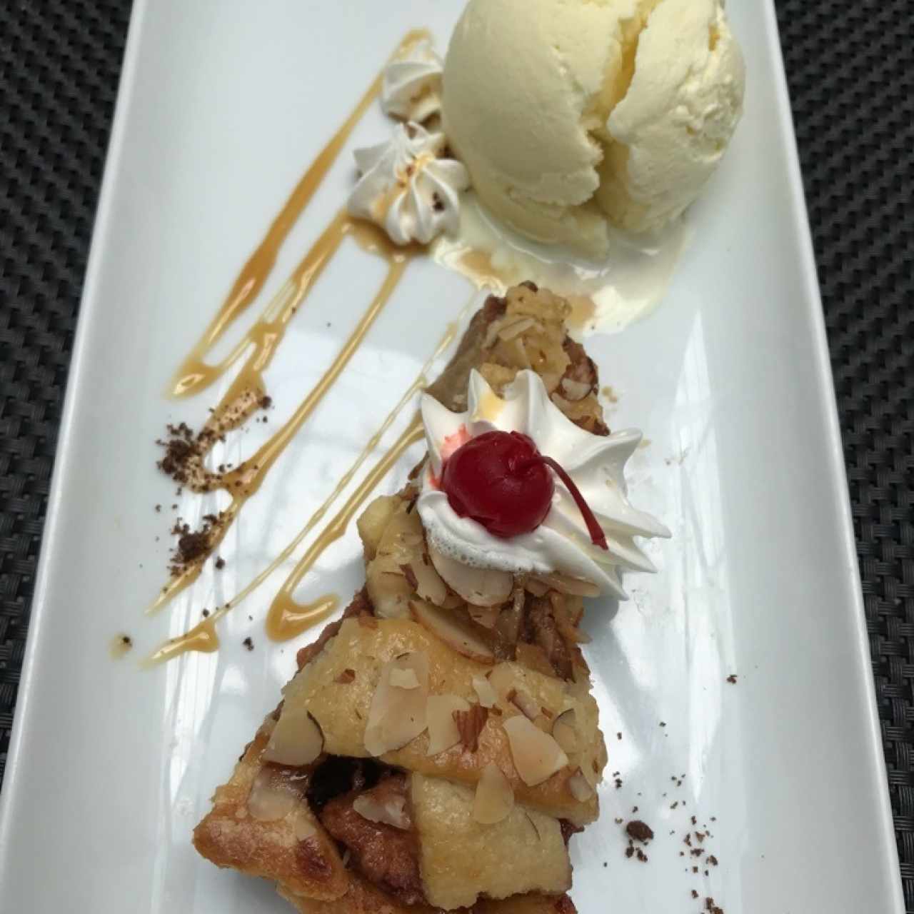 Apple Strudel y Helado