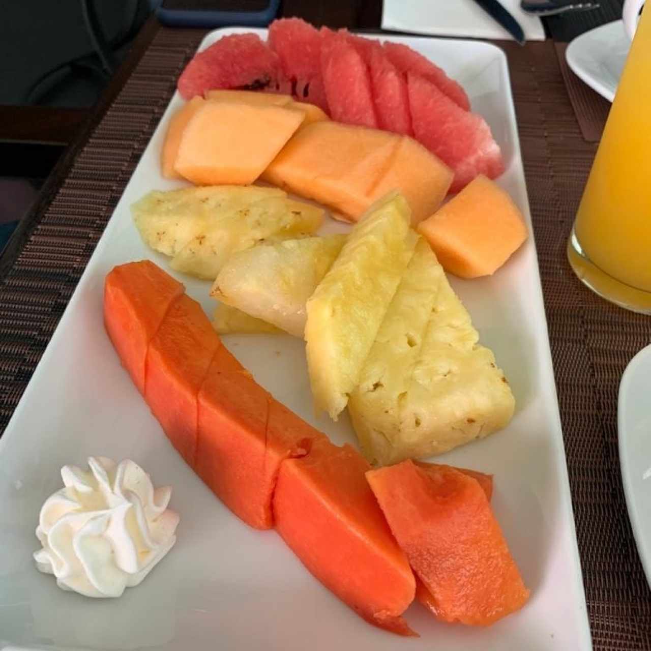 Desayunos clásicos - Frutas de temporada