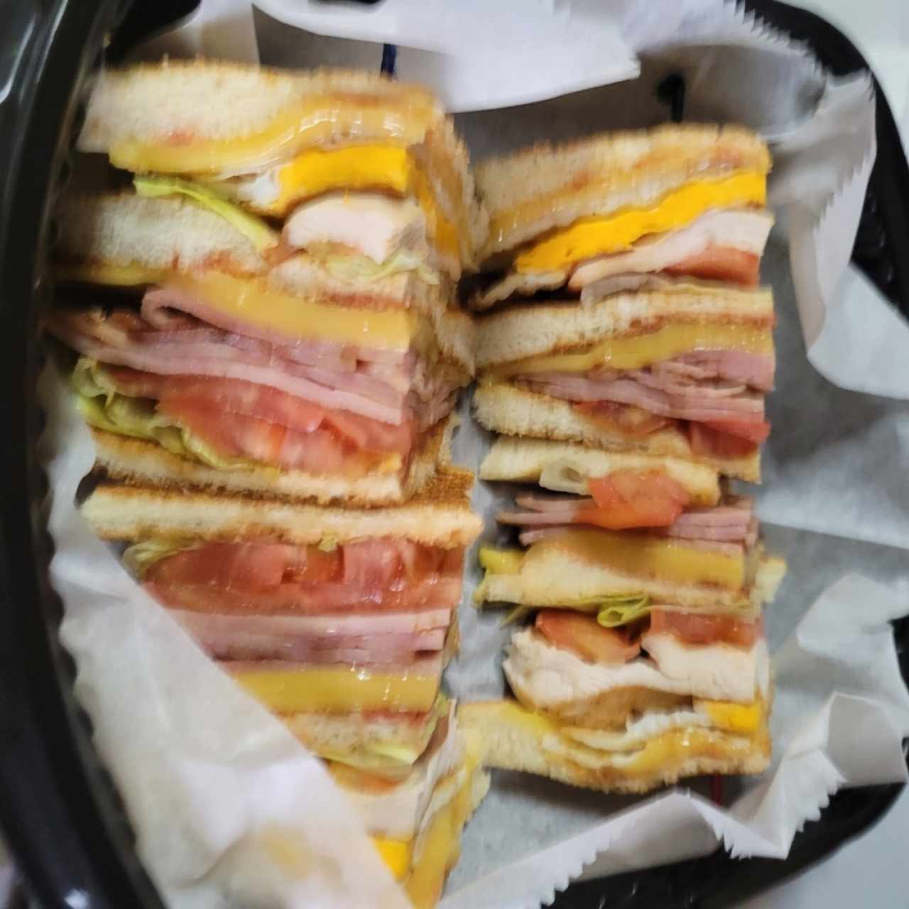 para llevar club sándwich 