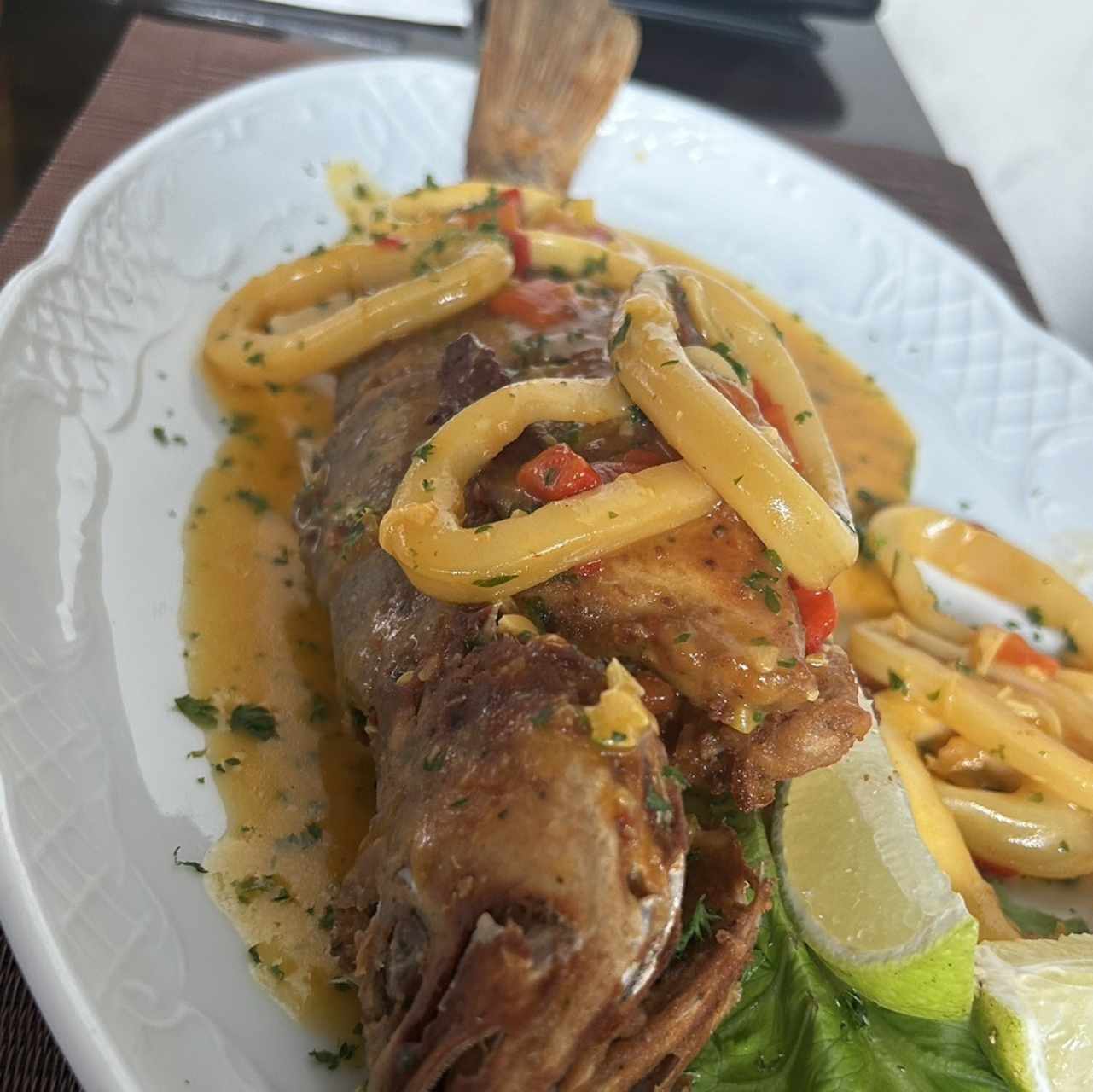 Mar - Pargo frito