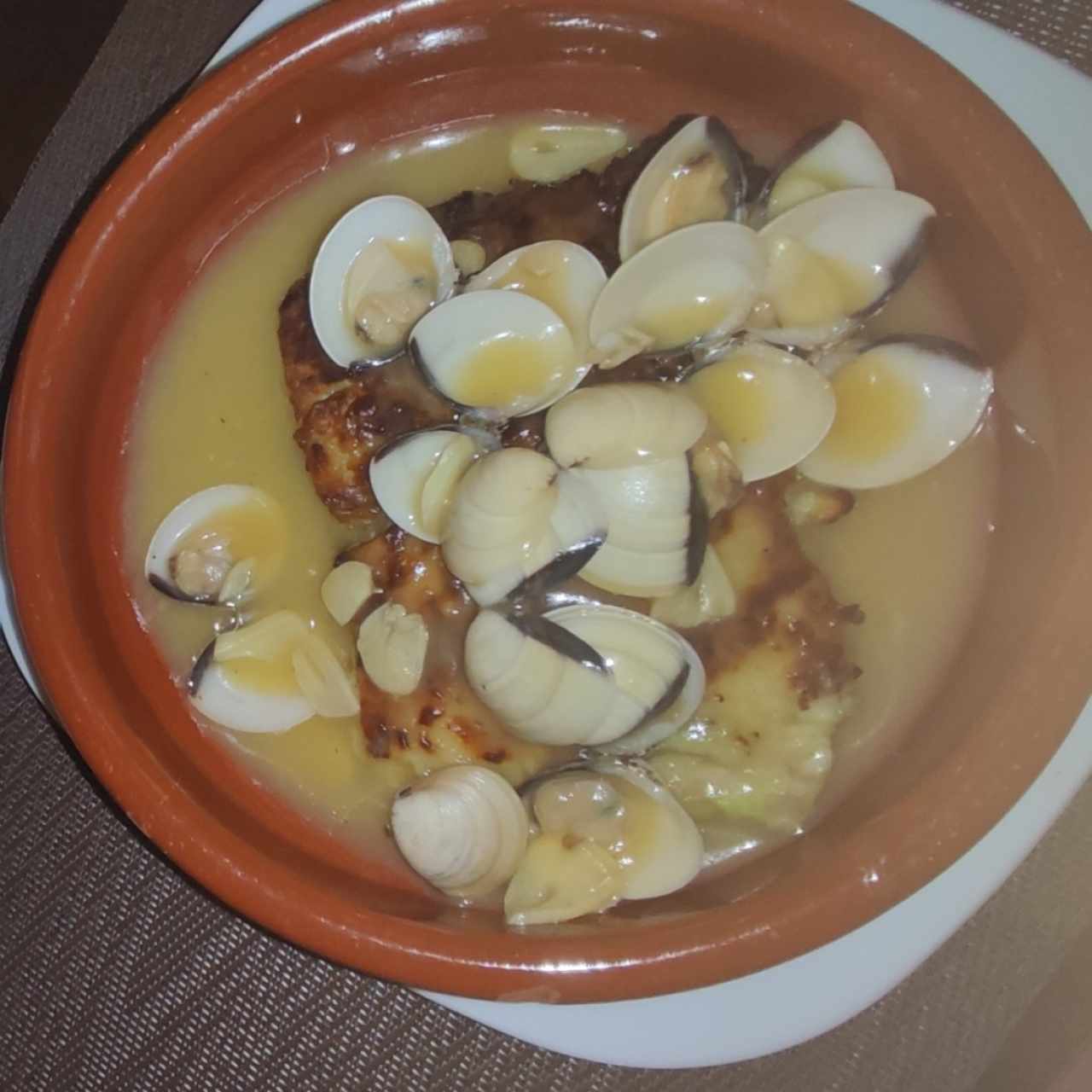 Corvina con Almejas Tío Pepe