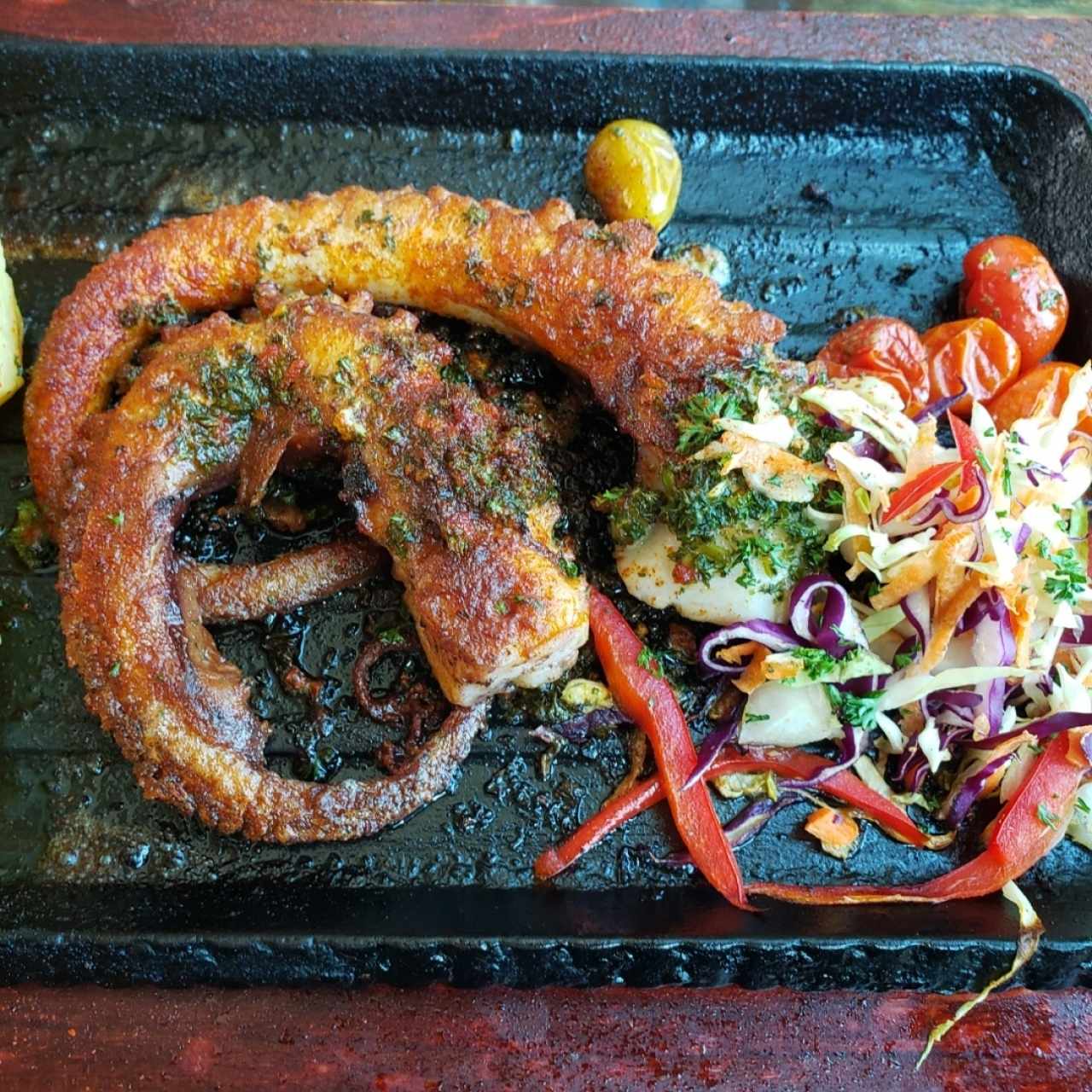 Pulpo al carbón 