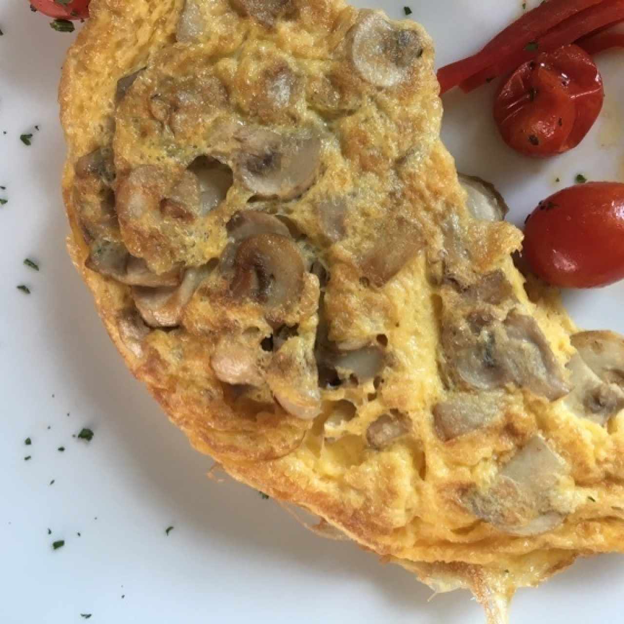 Omelette - Omelette de hongos
