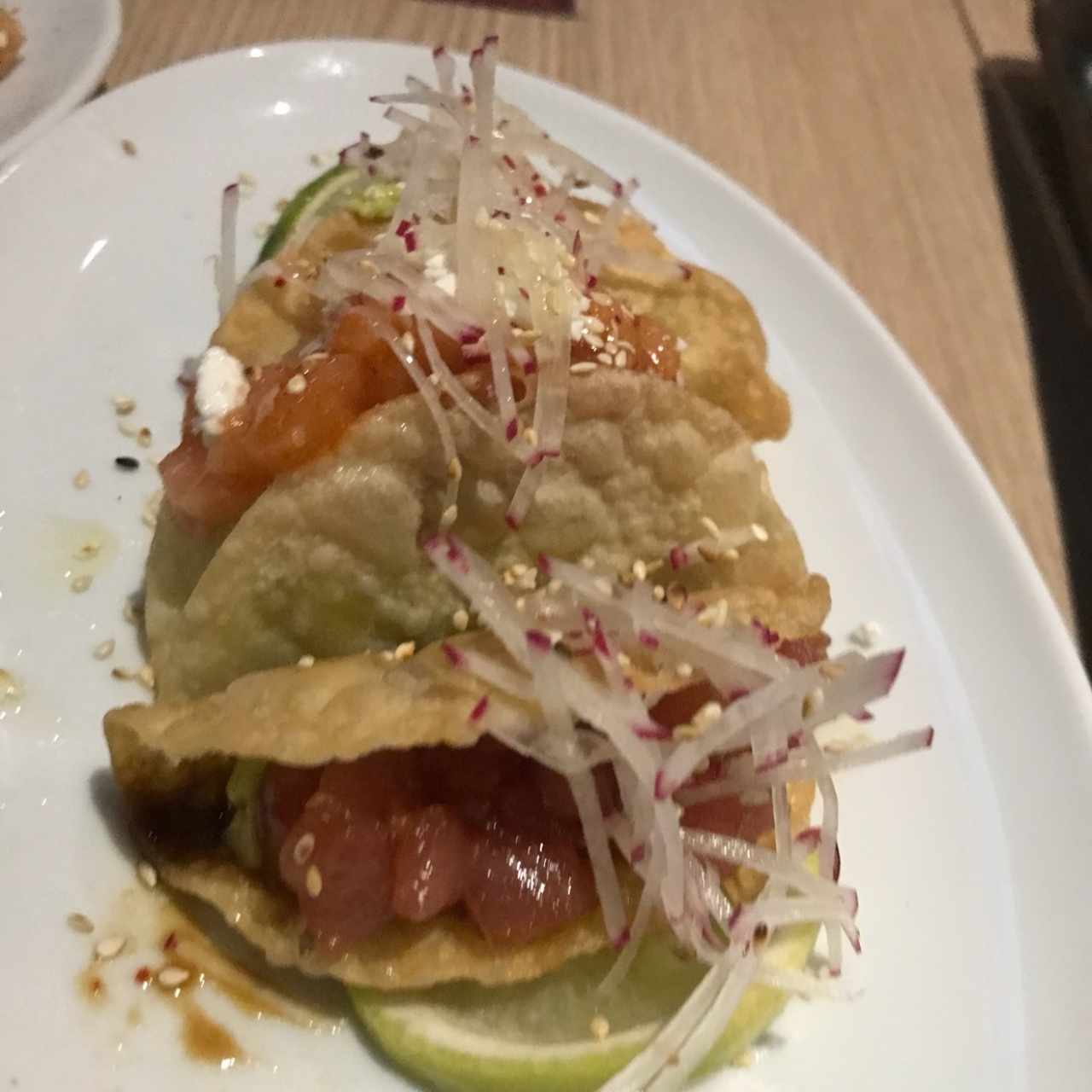 Tuna tacos