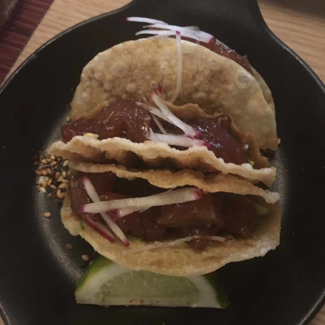 tacos de atun 