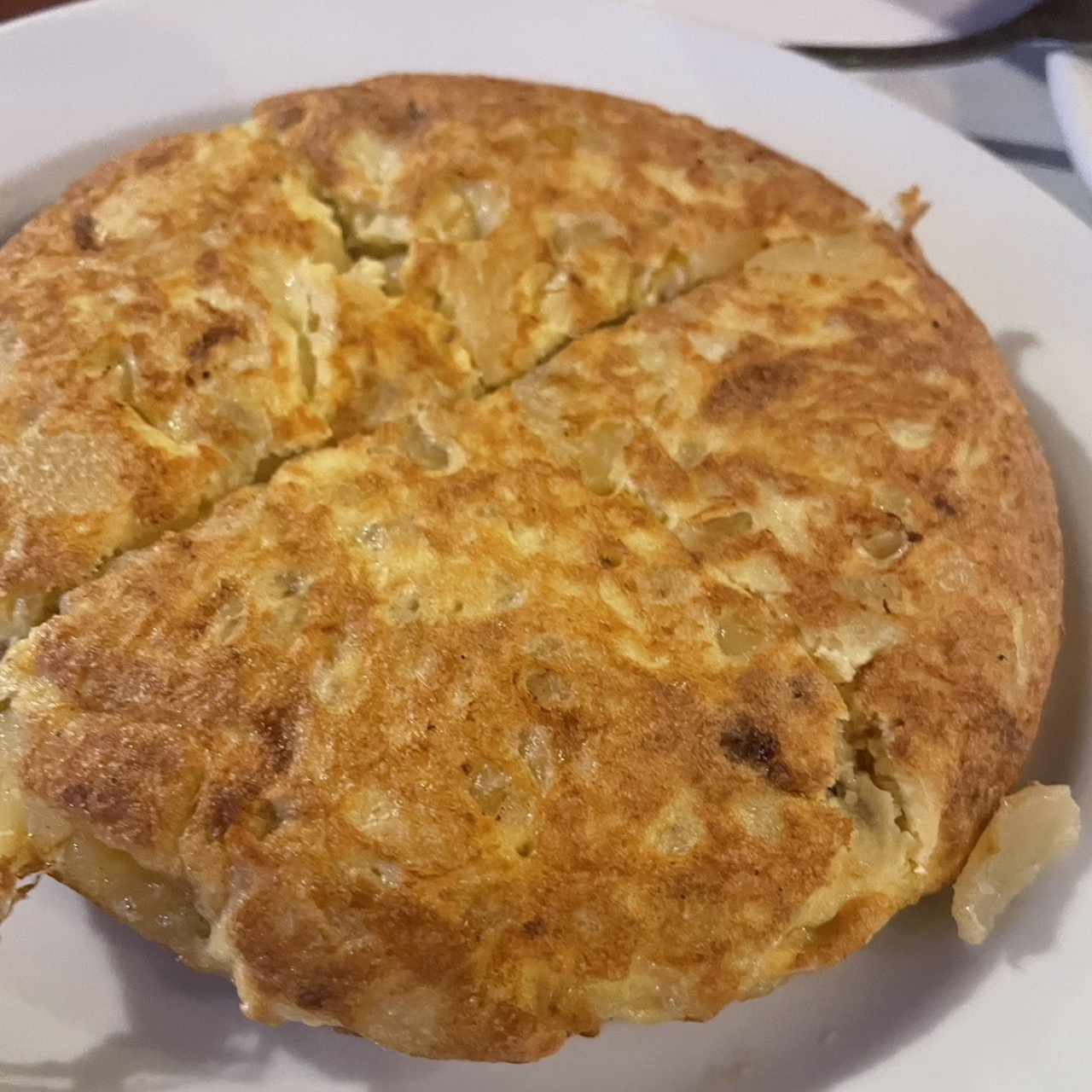 Tortilla de Patata y Cebolla