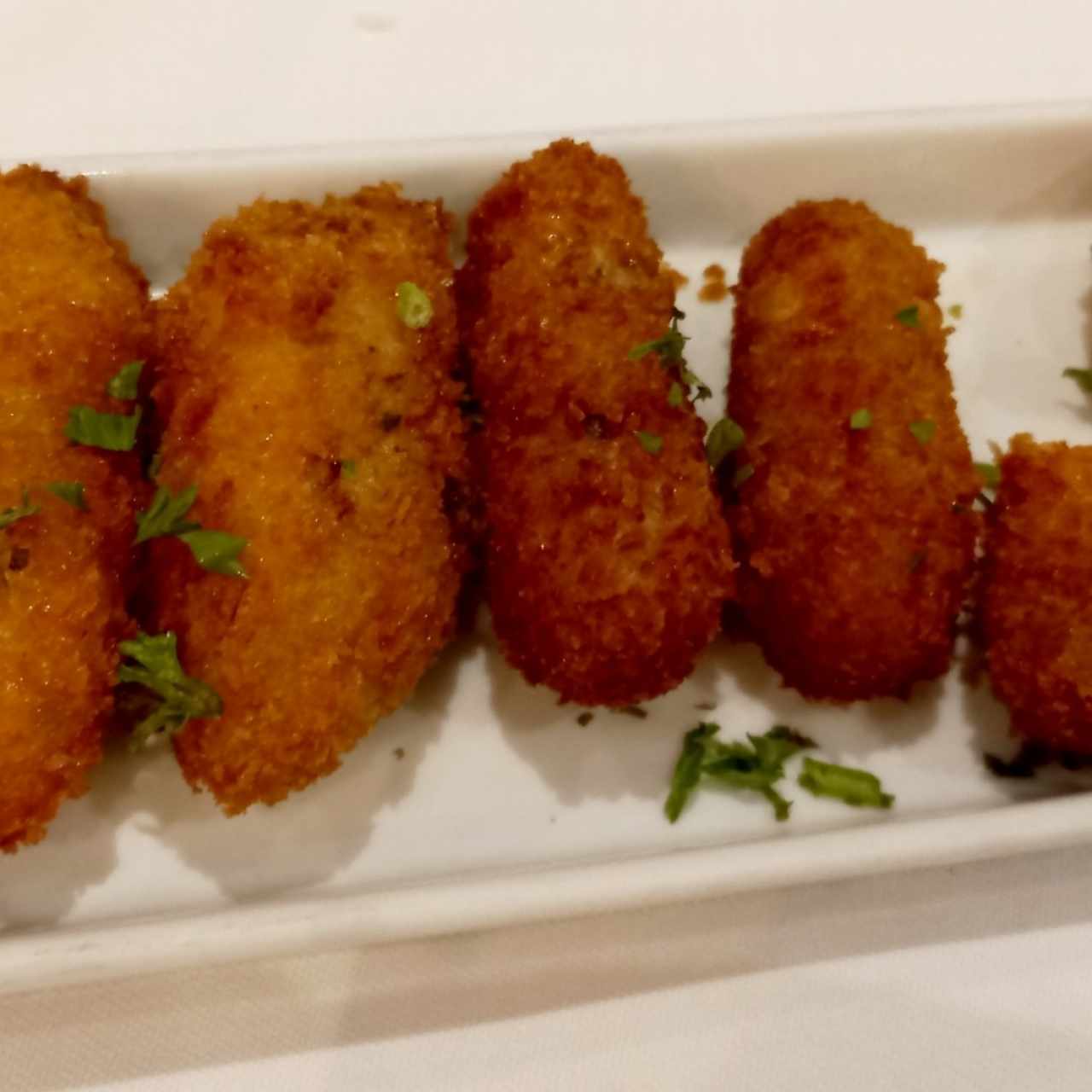 Croquetas mixtas de Bacalao y Jamon Ibérico 