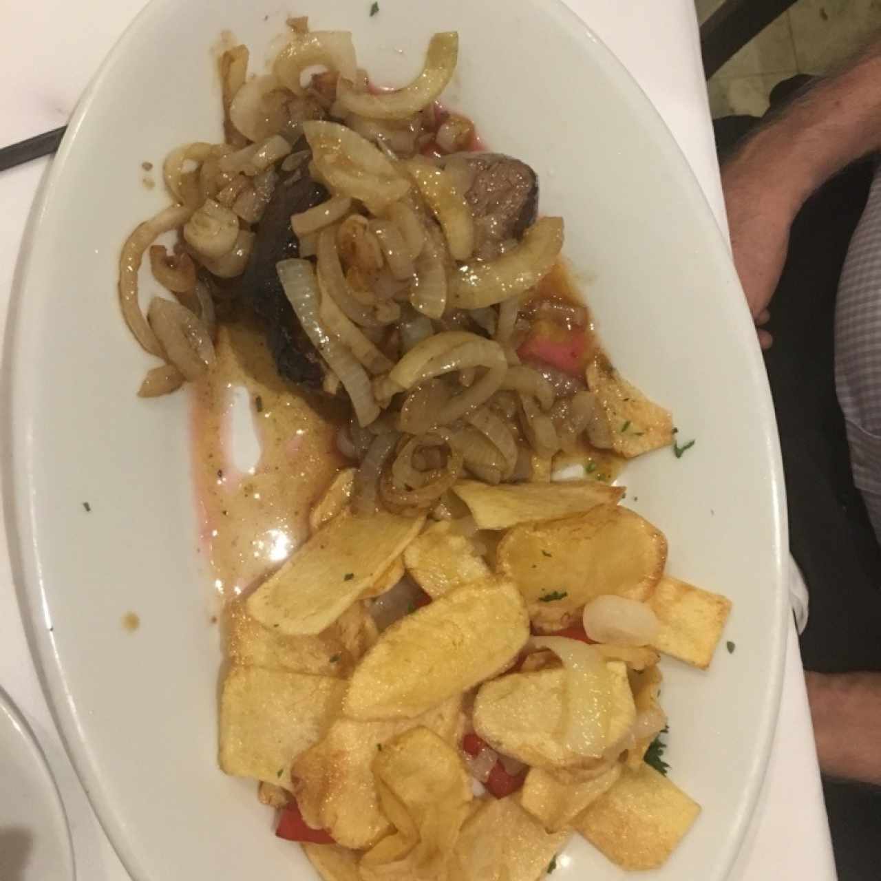 Filete encebollado