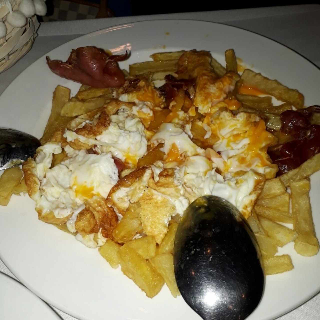 huevos con ibérico 