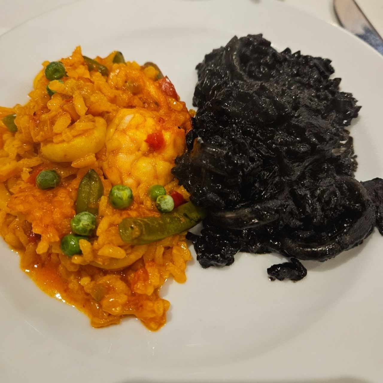 Arroz con Marisco y Arroz Negro