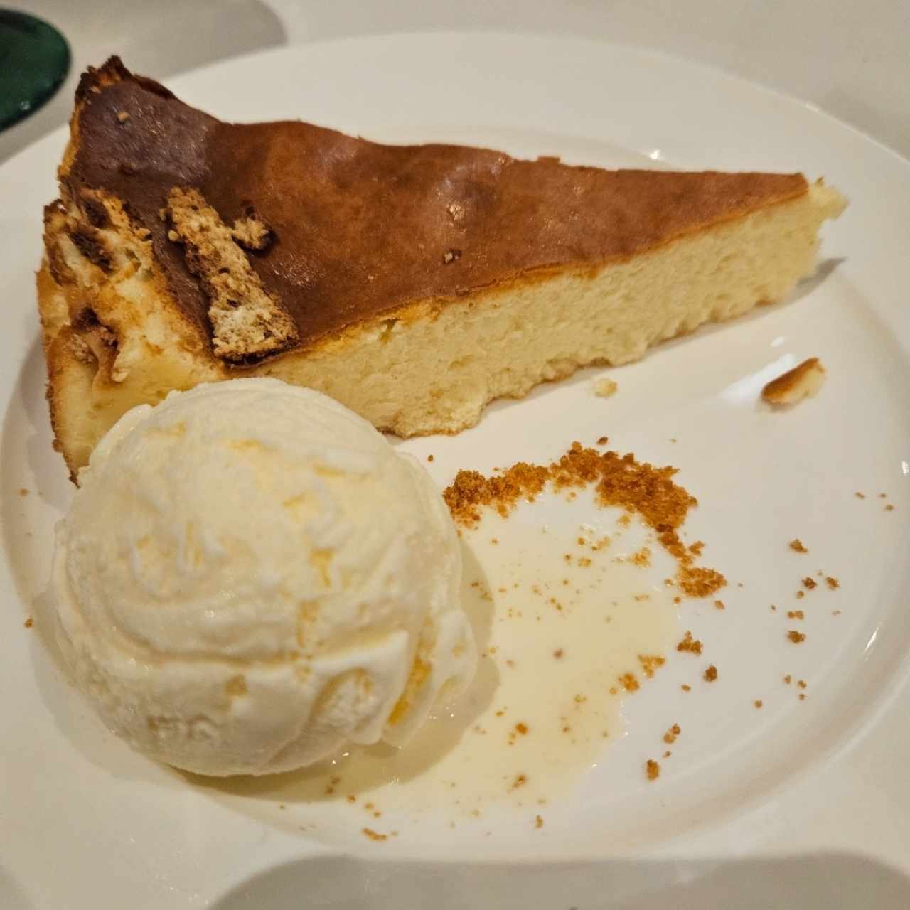 Tarta de Queso con Helado