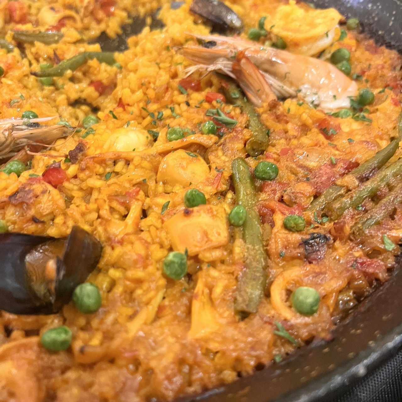 Paella de mariscos