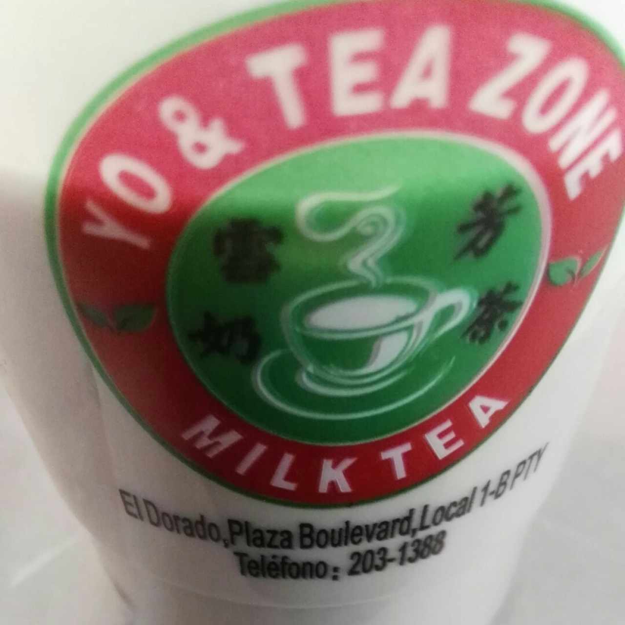 bubble tea de taro con mini tapioca