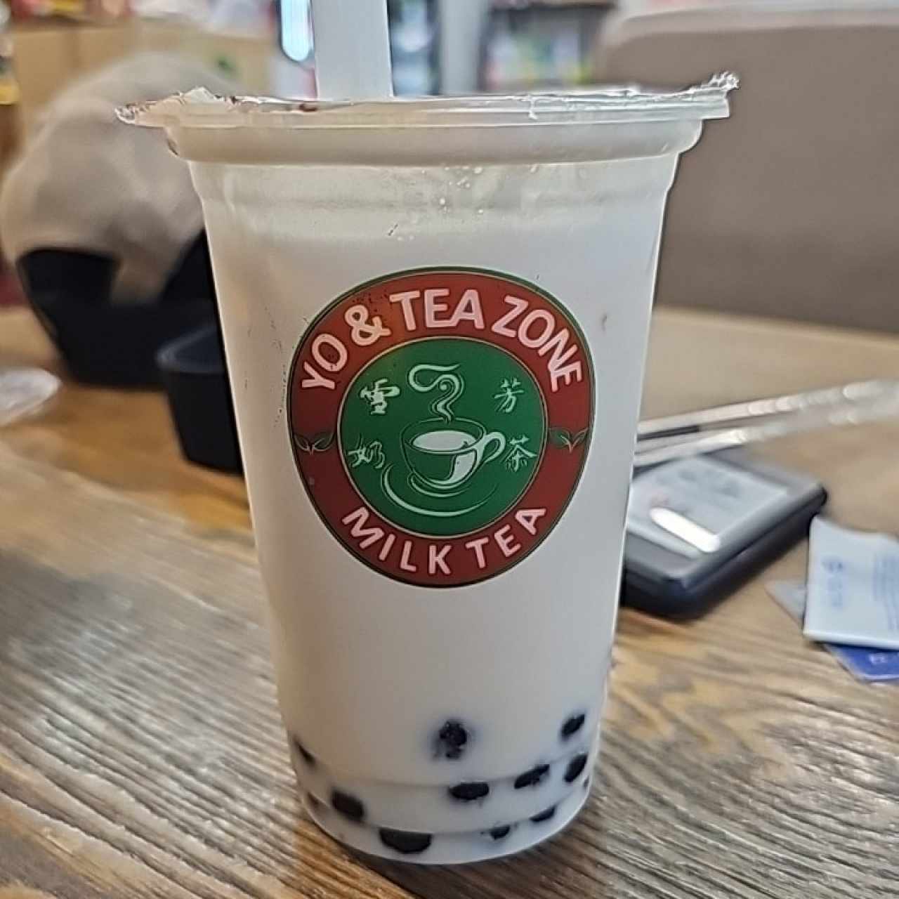 almond milk tea