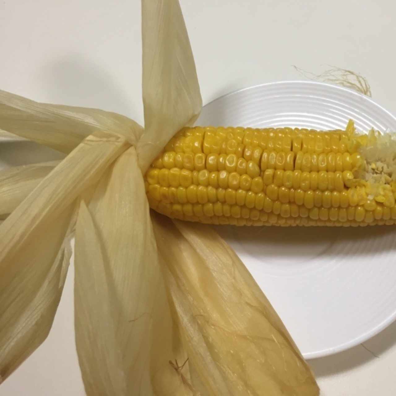 Fresh corn so tender, sweet & crunchy!