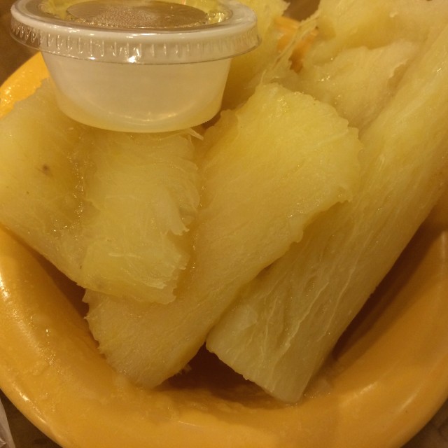 Yuca hervida