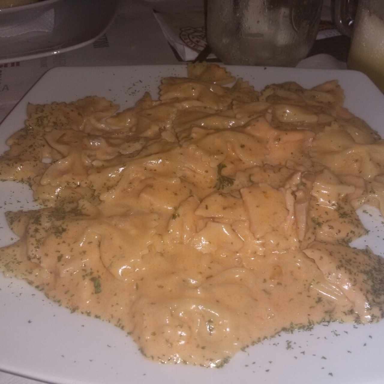 pasta con salmón