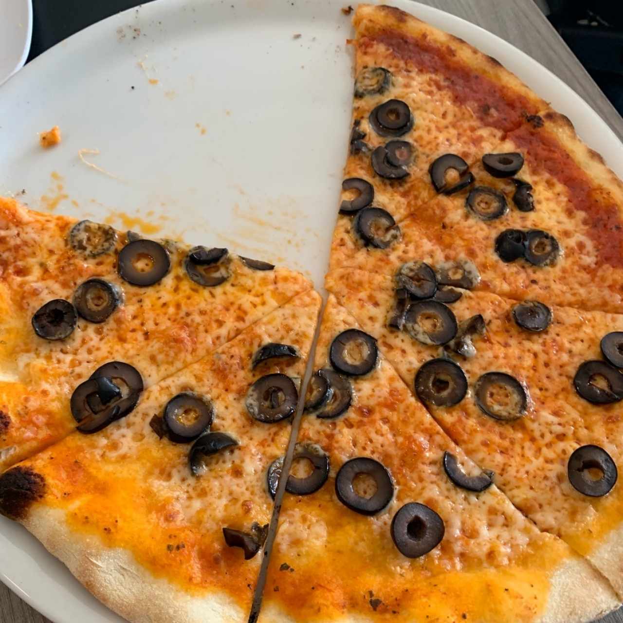 pizza de aceitunas negras 