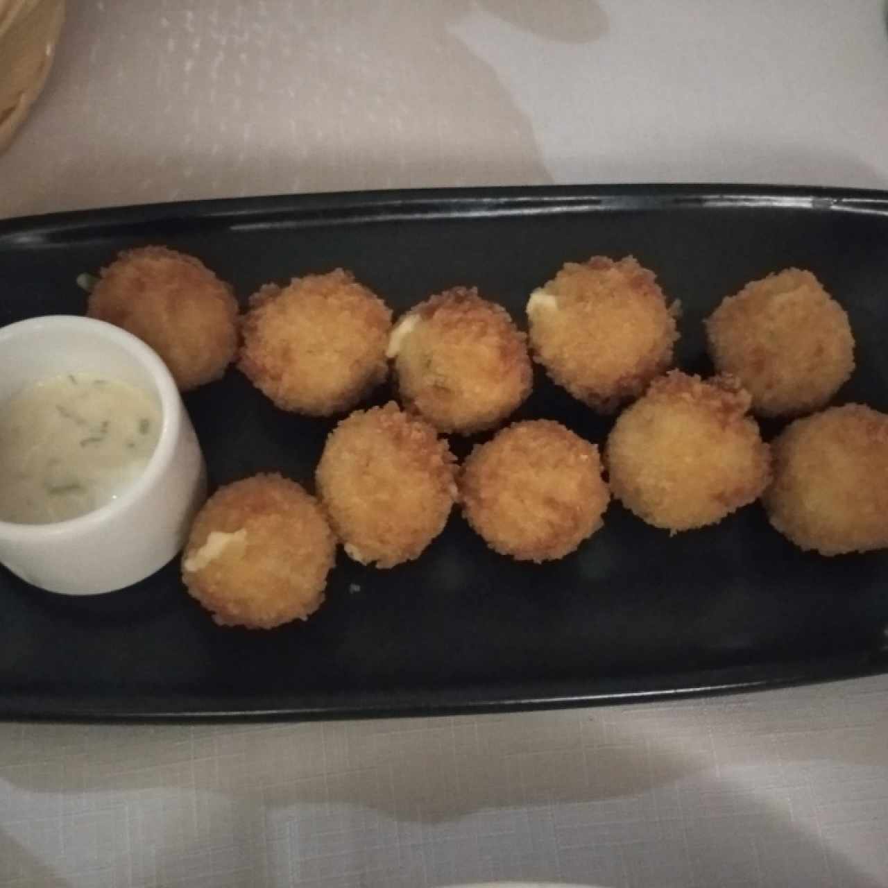 bolitas de bacalao y queso 