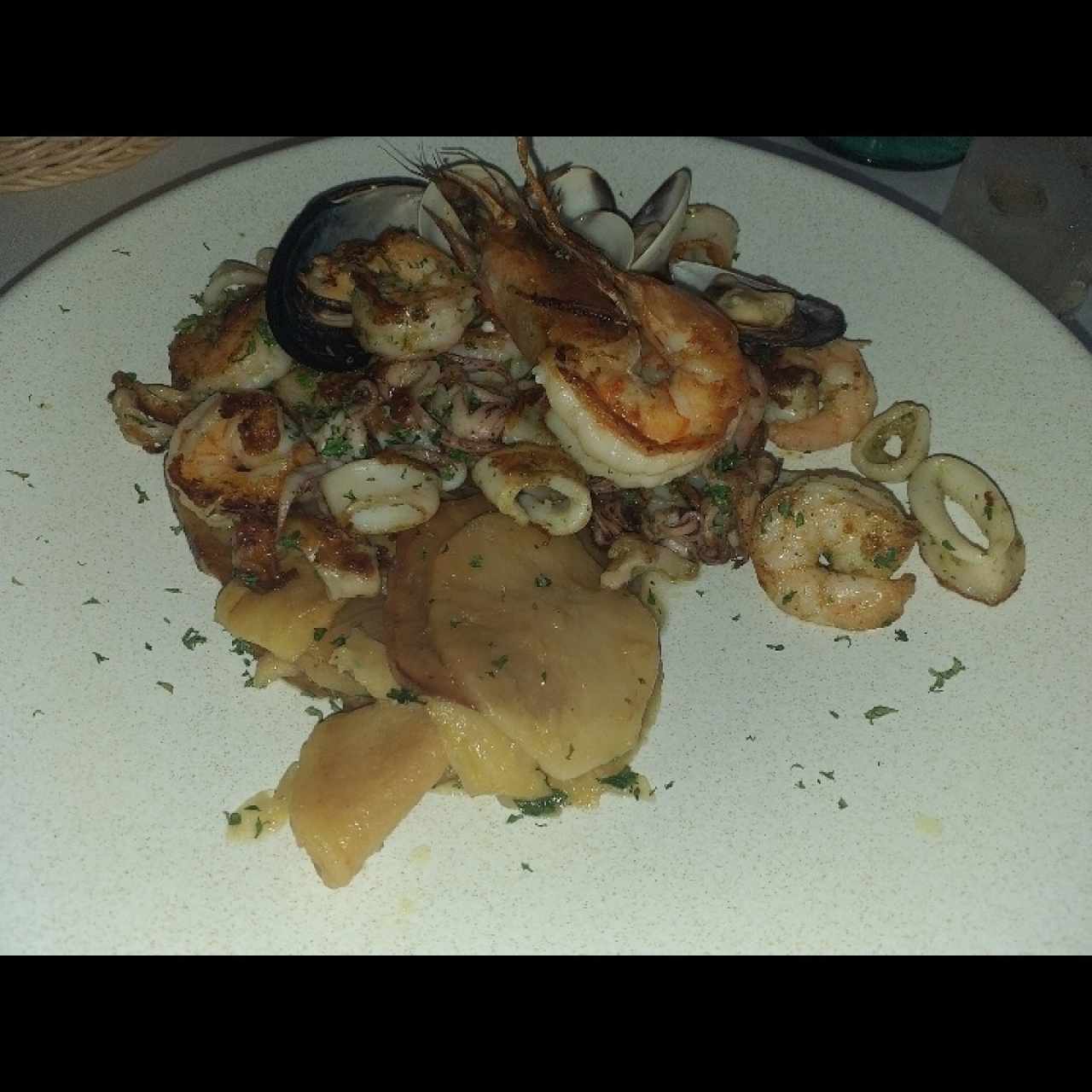 cazuela mariscos