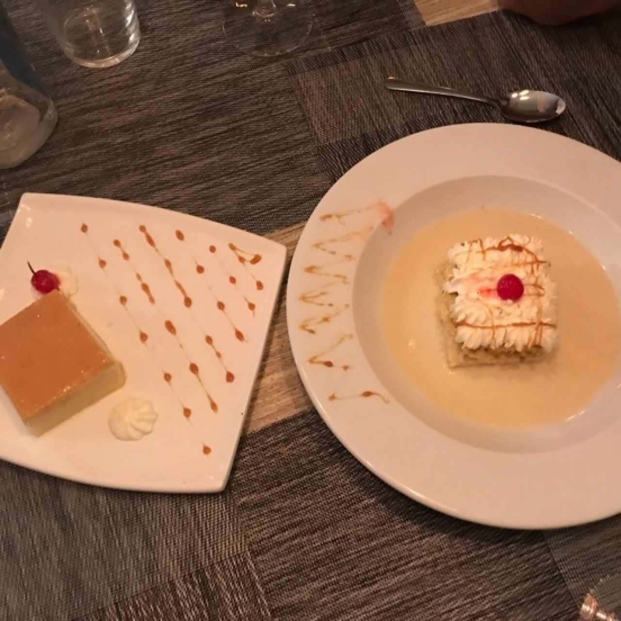 flan y tres leches 😏