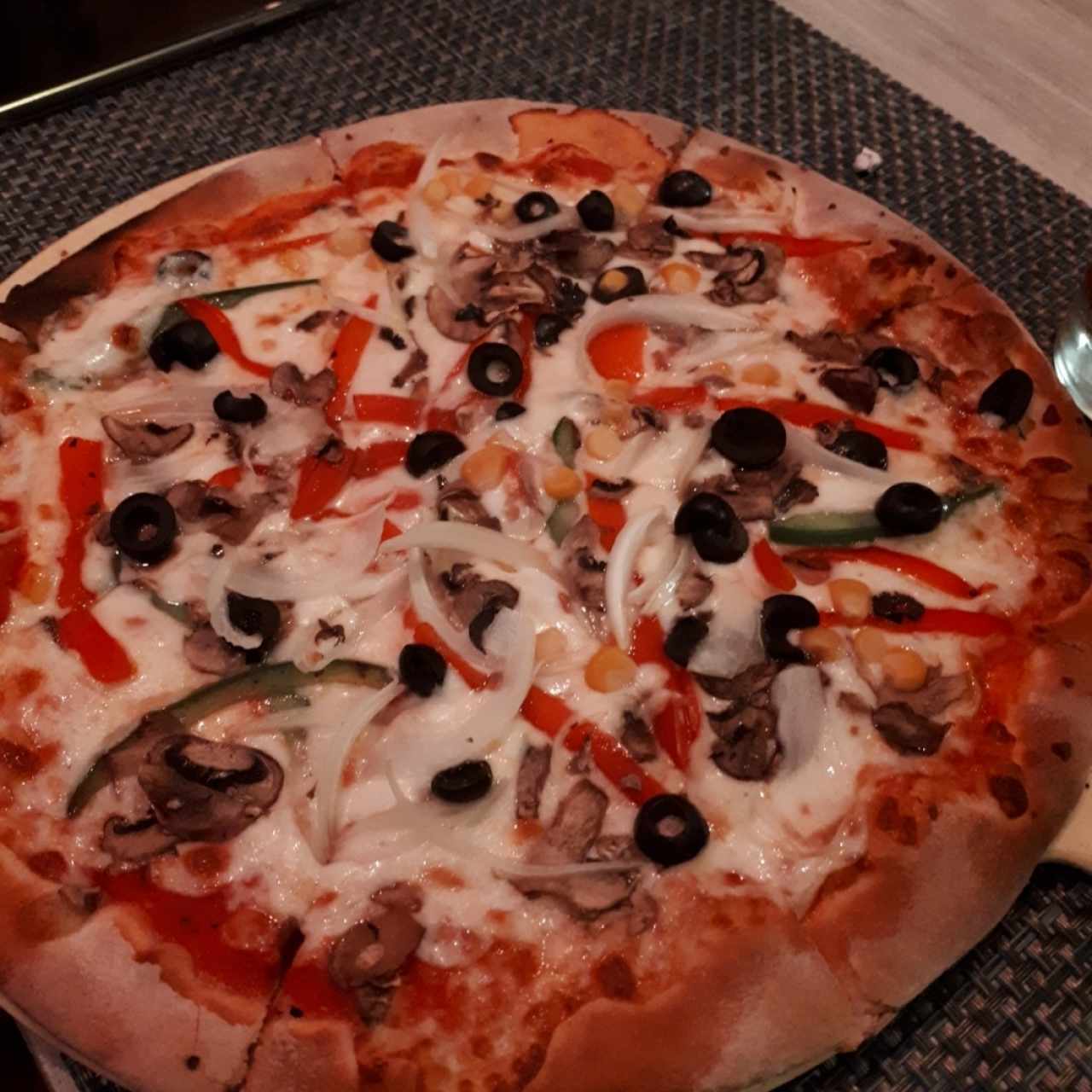 pizza de vegetales