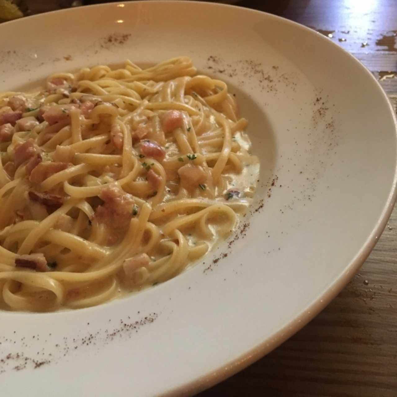 Linguini Carbonara