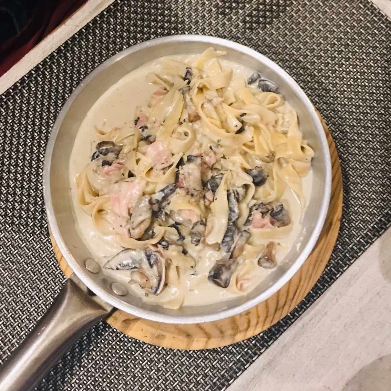 Pasta con Champiñones