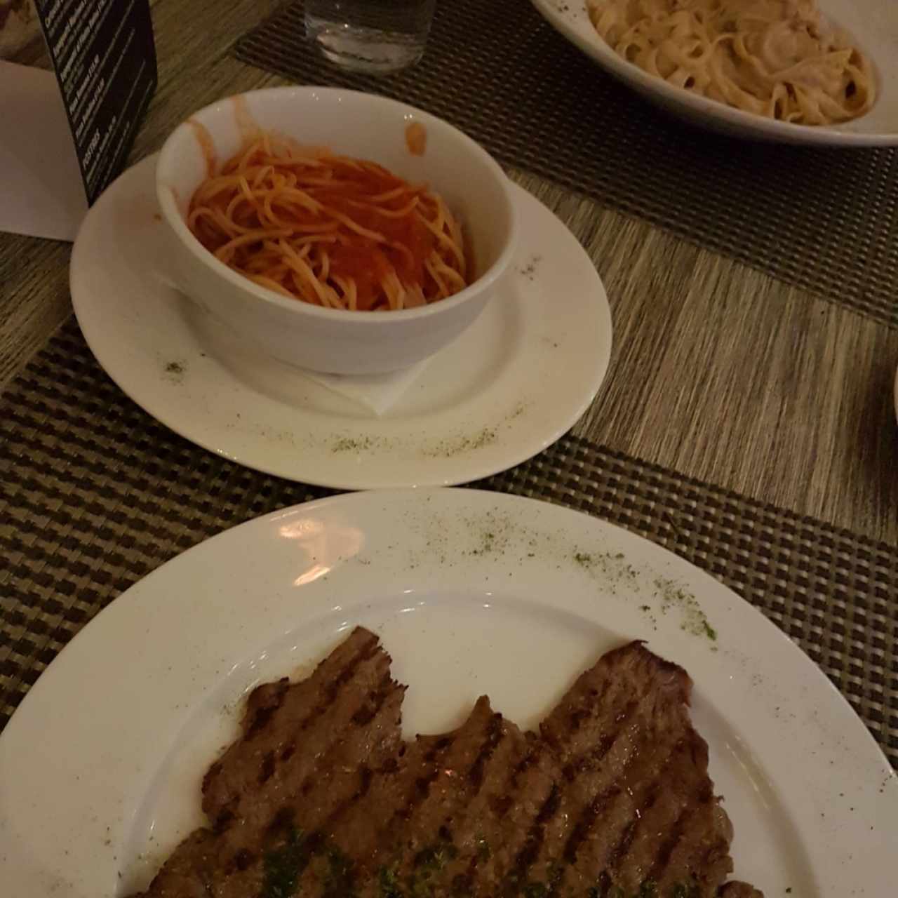 Spaghetti, Fettucini, & Bistecca
